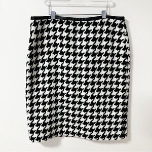 🔻 Talbots | Houndstooth Wool Skirt 8P